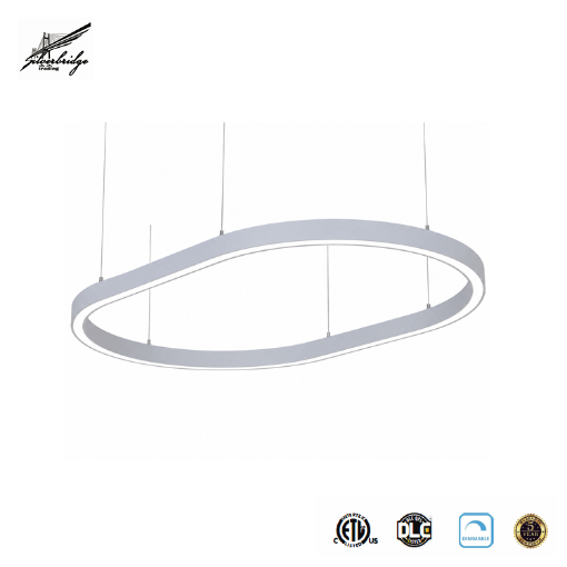 Picture of 140Lumens Per Watt -Oval Architectural Light Fixture-Length Wattage and Color Selectable-Up/Down Light