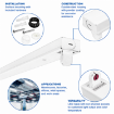 Picture of 4 ft. LED Ready Strip Fixture - Single Lamp